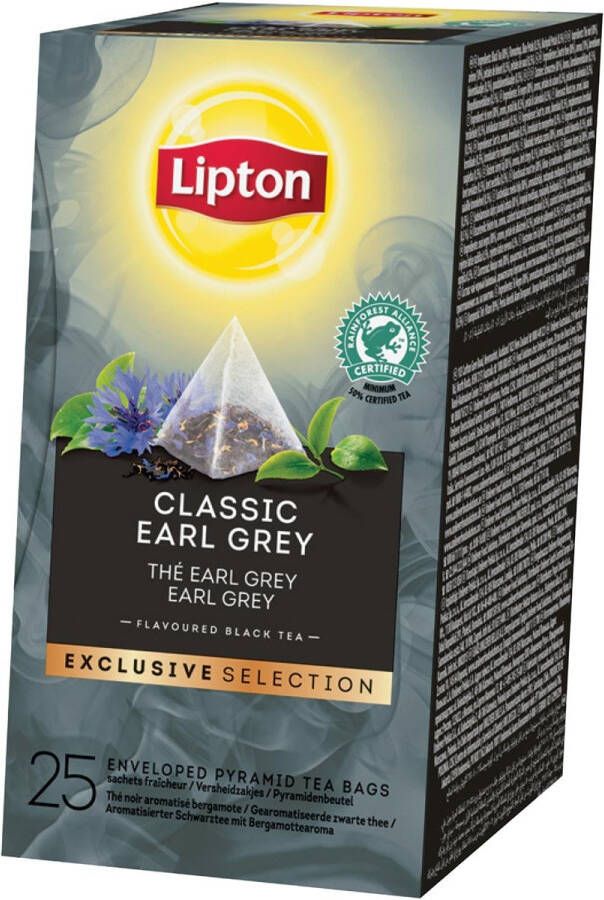 Lipton Tea Company Lipton thee Exclusive Selection Earl Grey doos van 25 zakjes