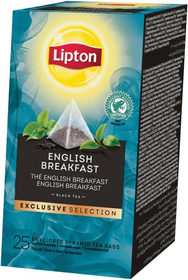 Lipton Tea Company Lipton thee Exclusive Selection English Breakfast doos van 25 zakjes