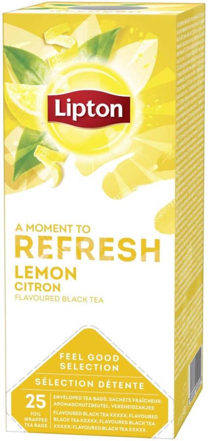 Lipton Tea Company Lipton thee Feel Good Selection citroen pak van 25 zakjes