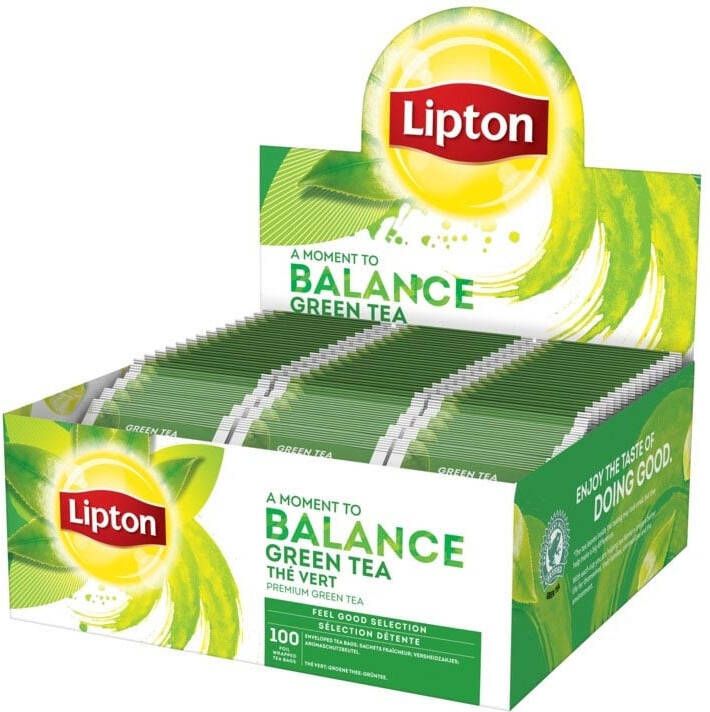 Lipton Tea Company Lipton thee Feel Good Selection Groene thee doos van 100 zakjes