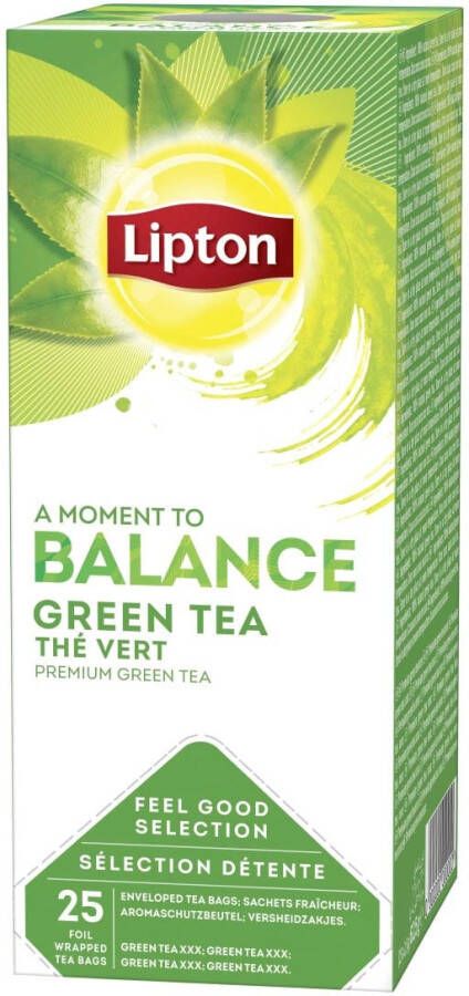 Lipton Tea Company Lipton thee Feel Good Selection Groene thee doos van 25 zakjes