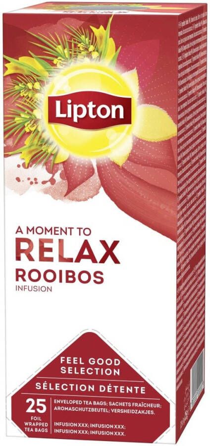 Lipton Tea Company Lipton thee Feel Good Selection Rooibos doos van 25 zakjes