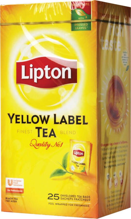 Lipton Tea Company Lipton thee Feel Good Selection Yellow label doos van 25 zakjes