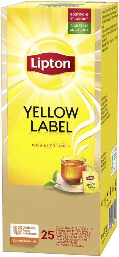 Lipton Tea Company Lipton thee Feel Good Selection Yellow label doos van 25 zakjes