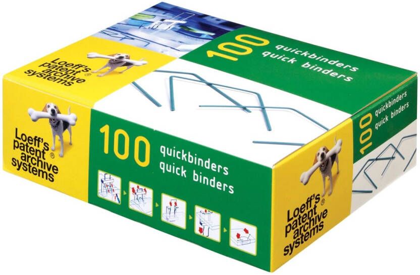 Loeffs Loeff&apos;s quickbinder Lengte 100 mm. Doos van 100 stuks.