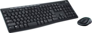 Logitech draadloos toetsenbord en muis MK270 qwerty zwart