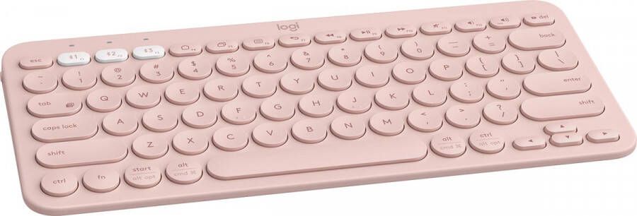 Logitech draadloos toetsenbord K380 azerty roze