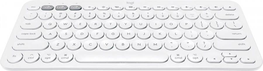 Logitech draadloos toetsenbord K380 azerty wit