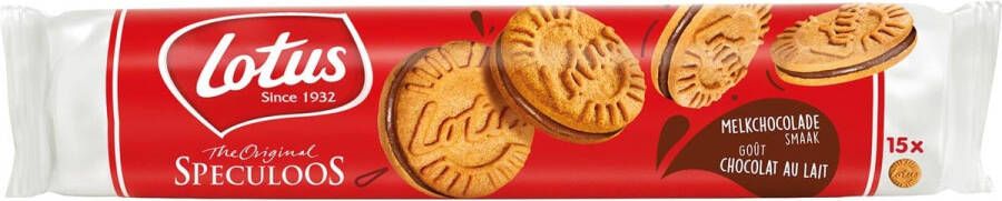 Lotus gevulde speculoos 150 g chocoladecrème pak van 9 rollen