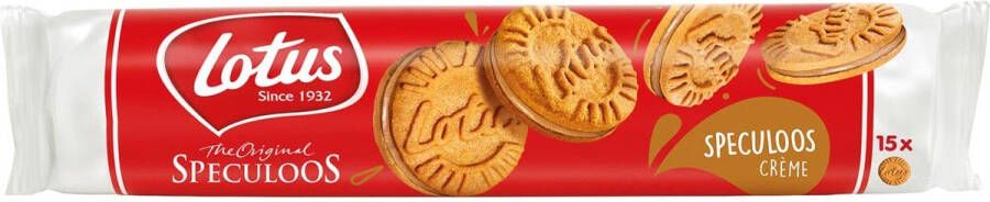 Lotus gevulde speculoos 150 g speculooscrème pak van 9 rollen