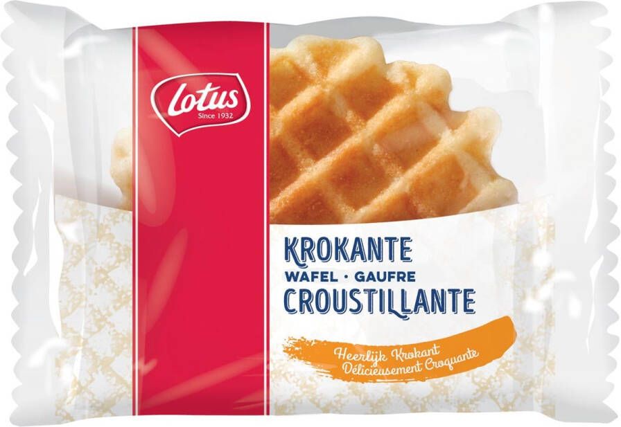 Lotus krokante wafeltjes pak van 120 stuks