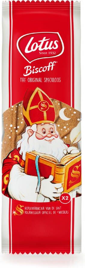 Lotus speculoos Sinterklaas pak van 2 stuks van 42 5 g