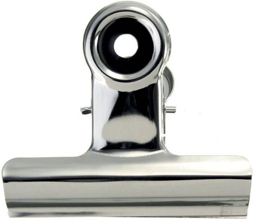 LPC bulldogclip 38 mm zilver doosje van 10 stuks