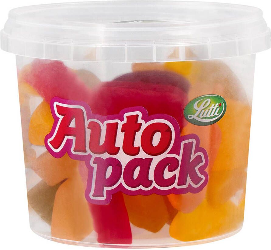 Lutti autopack snoep winegums doos van 200 g