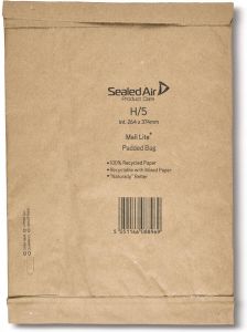 Mail Lite Padded Bag enveloppen bruin H 5 264 x 374 mm doos van 50 stuks