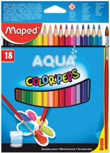 Maped Aquarelpotlood Color&apos;Peps Aqua 18 potloden