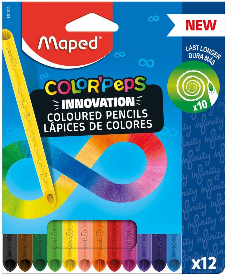 Maped Kleurpotlood Color'Peps Infinity doos Ã  12 kleuren