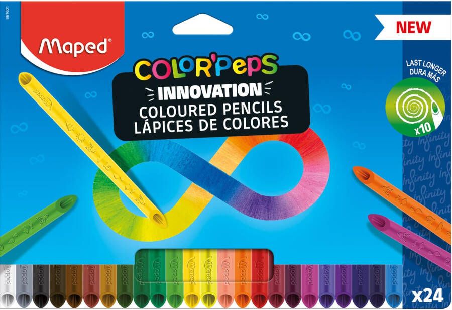 Maped Kleurpotlood Color'Peps Infinity doos Ã  24 kleuren
