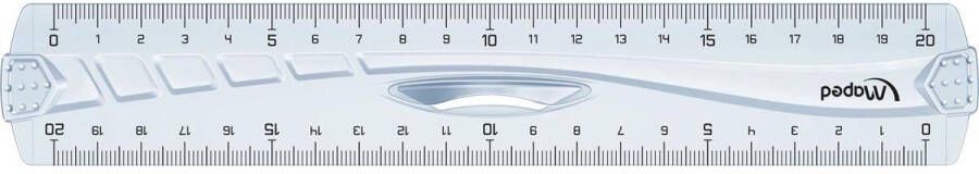 Maped decimeterlat Geometric dubbele decimeter 20 cm