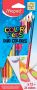 Maped driehoekig kleurpotlood Color&apos Peps Duo 12 potloden in een kartonnen etui = 24 kleuren - Thumbnail 1