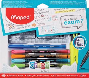 Maped How to exam-set 8-delige ophangdoos