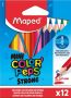 Maped kleurpotlood Color&apos;Peps Mini Strong 12 potloden in een kartonnen etui - Thumbnail 2