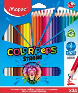 Maped kleurpotlood Color&apos;Peps Strong 24 potloden in een kartonnen etui