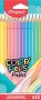 Maped kleurpotlood Color&apos;Peps Pastel 12 potloden in een kartonnen etui - Thumbnail 2