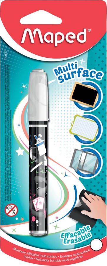 Maped krijtmarker 1 stuk op blister wit