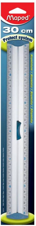 Maped lat Aluminium dubbele graduatie 30 cm