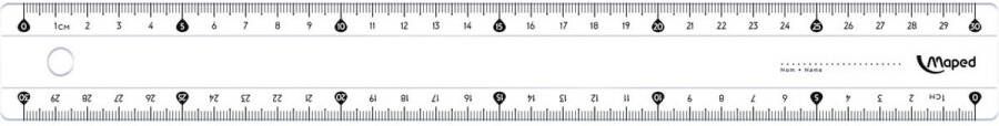 Maped lat Essentials 146 30 cm eco dubbele graduatie