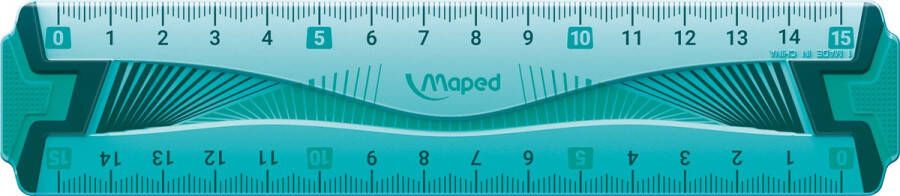 Maped lat Flex onbreekbaar 15 cm met dubbele graduatie