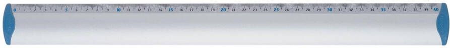 Maped lat uit geanodiseerd aluminium 40 cm