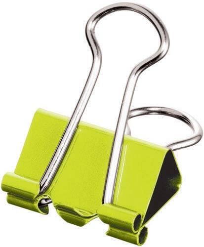 Maped Office Maped foldbackclip klein model 19 mm verpakt in een ophangdoosje 10 stuks: groen blauw violet...