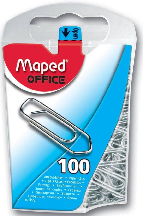 Maped Paperclip Office 25mm 100 stuks zilver