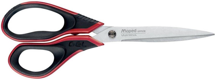 Maped Office Maped schaar Advenced Gel 21 cm zwart en rood