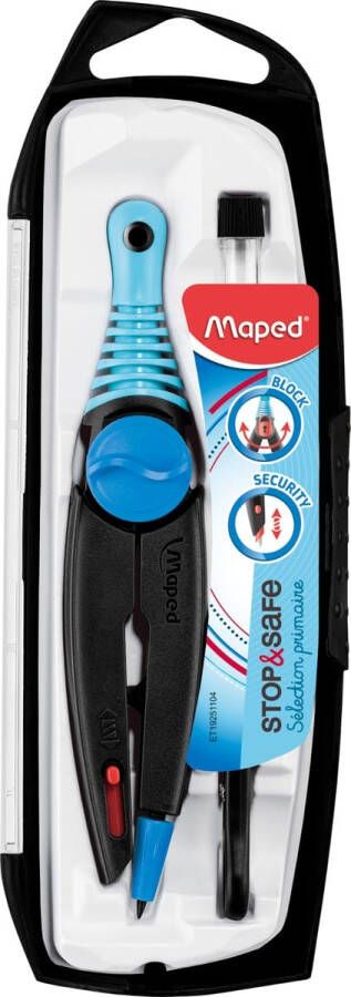 Maped Passer Stop&Safe 3delig display Ã¡ 10 stuks assorti