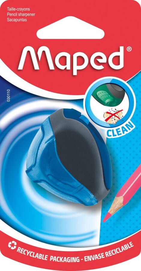Maped potloodslijper Clean 1-gaats op blister