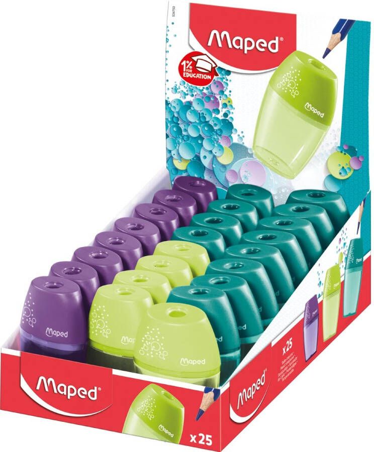 Maped Potloodslijper Shaker 1-gaats in een doos