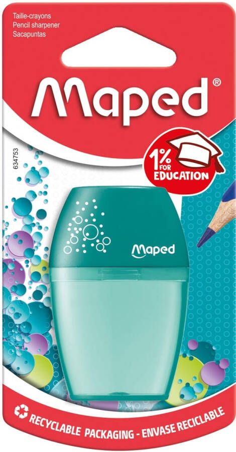 Maped Potloodslijper Shaker 1-gaats op blister