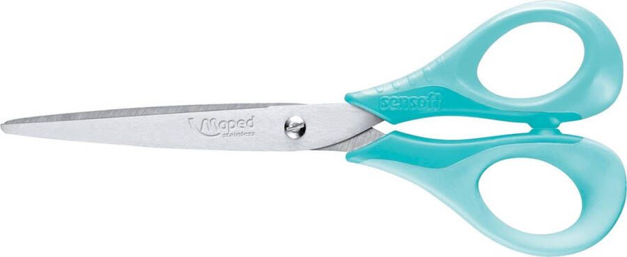 Maped schaar Sensoft 16 cm voor rechtshandigen met scherpe punt