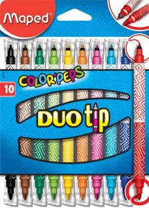Maped viltstift Color&apos;Peps Duo Tip doos met 10 stuks