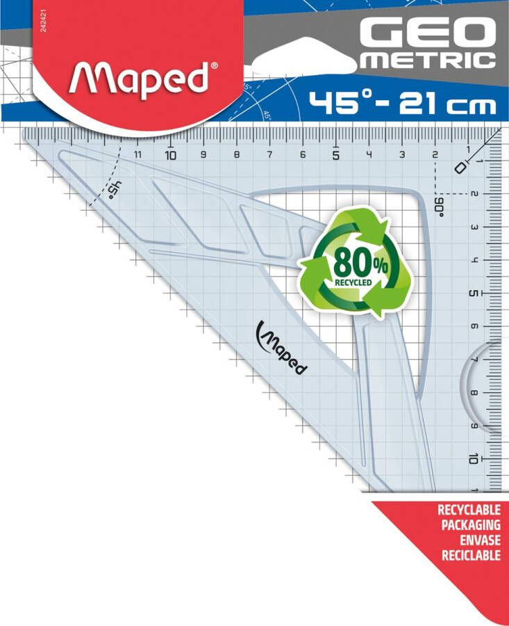 Maped winkelhaak Geometric 21 cm 45ÃÂ°