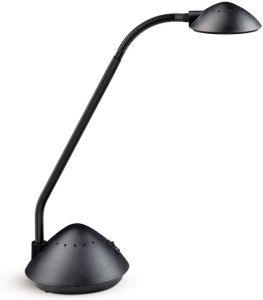 Maul bureaulamp LED Arc op voet warmwit licht zwart