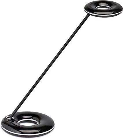 Maul bureaulamp LED Circle op voet zwart