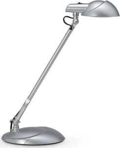 Maul bureaulamp LED Storm op voet zilver