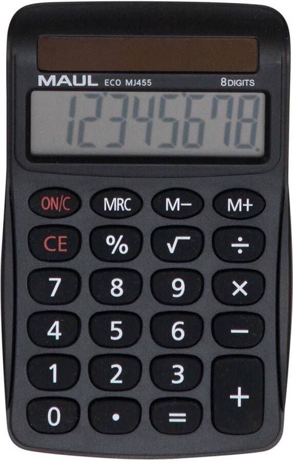 Maul bureaurekenmachine ECO MJ 455 zwart