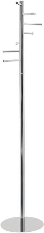 Maul kapstok Calima metaal hoogte 177 cm 7 ophangrails chroom