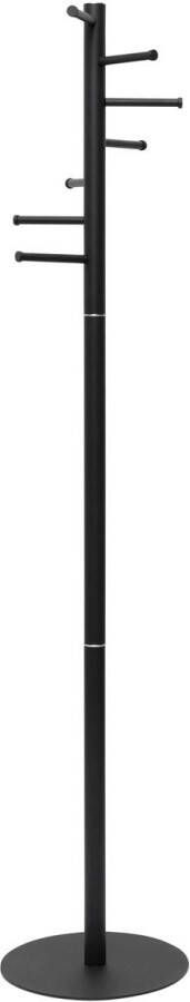 Maul kapstok Caurus metaal hoogte 177 cm 7 ophangrails zwart RAL9004