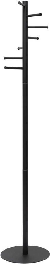 Maul kapstok Caurus metaal hoogte 177 cm 7 ophangrails zwart RAL9004